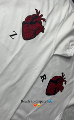 HUMAN HEART PRINTED T SHIRT